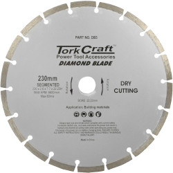 Diamond Blade Segmented 230mm