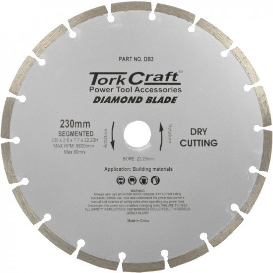 Diamond Blade Segmented 230mm Diamond Blade Segmented 230mm
