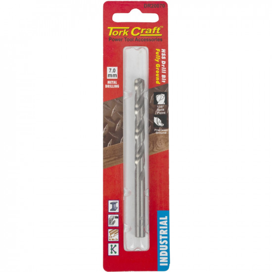 Drill Hss 7.0mm 135deg 1/card Industrial Bit Drill Hss 7.0mm 135deg 1/card Industrial Bit