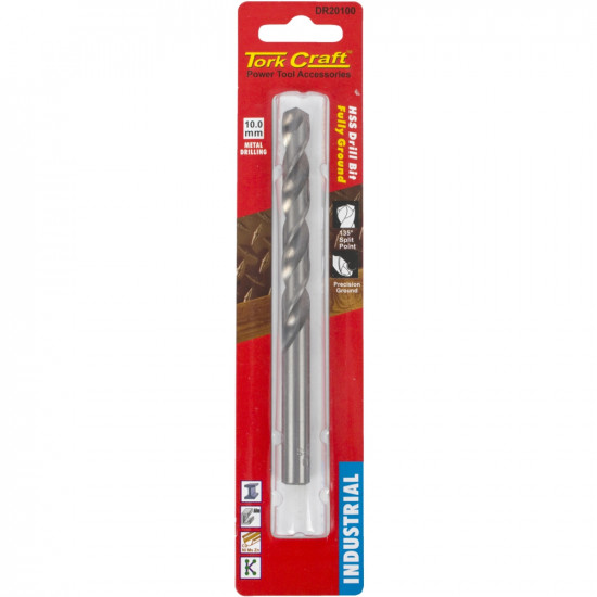 Drill Hss 10.0mm 135deg 1/card Industrial Bit Drill Hss 10.0mm 135deg 1/card Industrial Bit