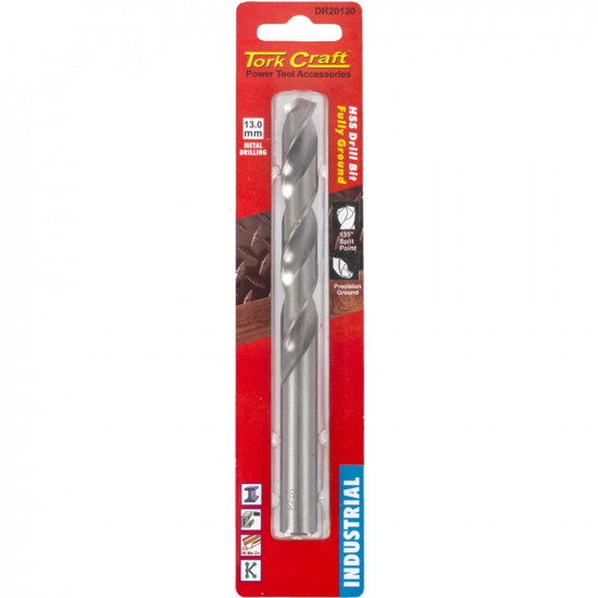 Drill Hss 13.0mm 135deg 1/card Industrial Bit Drill Hss 13.0mm 135deg 1/card Industrial Bit
