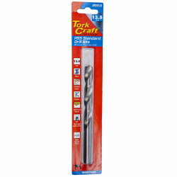 Drill Hss 13.5mm 135deg 1/card Reduced Shank Industrial Bit
