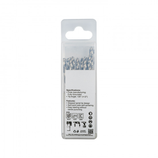 Precision-max Step Point 3.0mm Hss Drill 10 Pack Precision-max Step Point 3.0mm Hss Drill 10 Pack