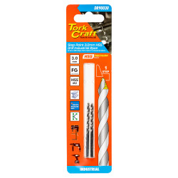 Precision-max Step Point 3.0mm Hss Drill Ind. 2pc