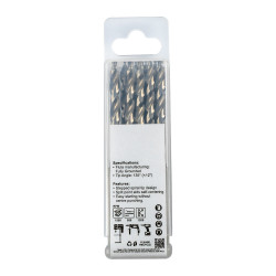Precision-max Step Point 4.0mm Hss Dril 10 Pack
