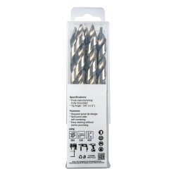 Precision-max Step Point 12.0mm Hss Dril 5 Pack