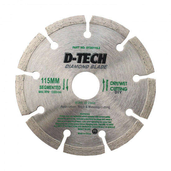 Diamond Blade Segmented 115x22,23 Cement Brick/paving Diamond Blade Segmented 115x22,23 Cement Brick/paving