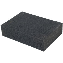 S&ing Sponge D/sided 100x70x25mm 80/120grit