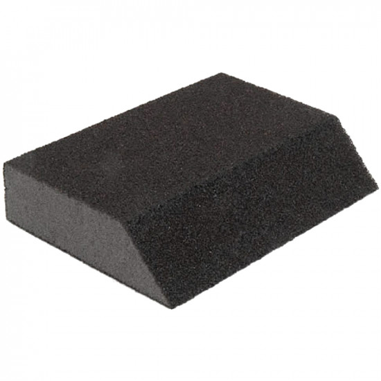 Sanding Sponge Block Single Angled 120x70x25 Coarse 1pc Sanding Sponge Block Single Angled 120x70x25 Coarse 1pc