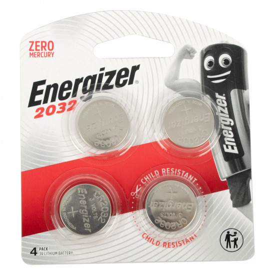 ENERGIZER 2032 3v Lithium Coin Battery 4 Pack (moq X12) ENERGIZER 2032 3v Lithium Coin Battery 4 Pack (moq X12)
