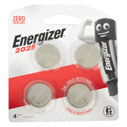 ENERGIZER Cr2025 3v Lithium Coin Battery 4 Pack (moq12)