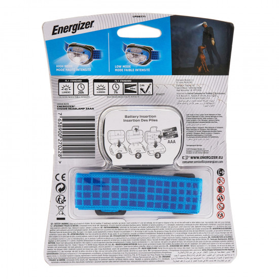 ENERGIZER 200lum Vision Headlight Blue ENERGIZER 200lum Vision Headlight Blue