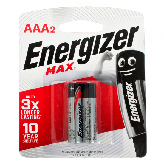 ENERGIZER Max Aaa - 2 Pack (moq 20) ENERGIZER Max Aaa - 2 Pack (moq 20)