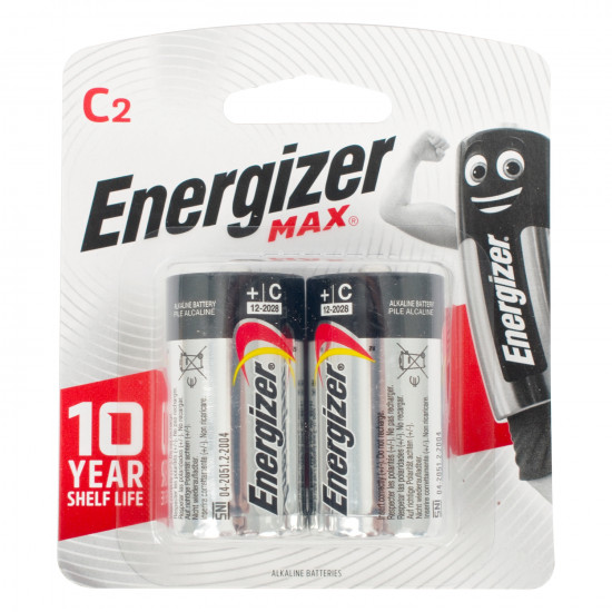 ENERGIZER Max C - 2 Pack (moq 6) ENERGIZER Max C - 2 Pack (moq 6)
