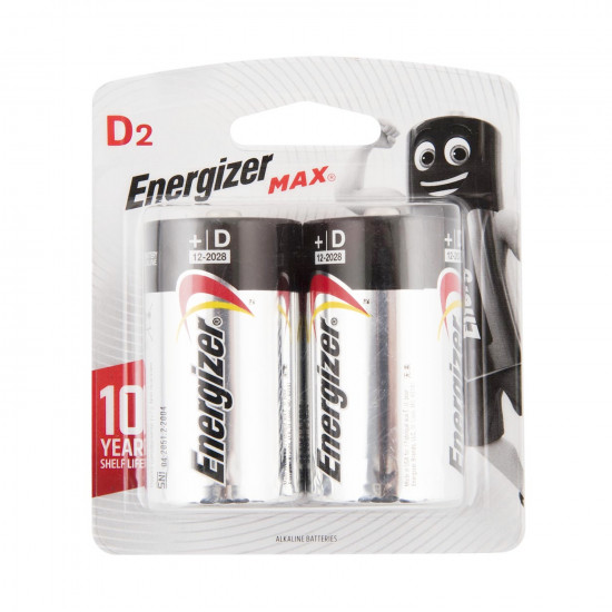 ENERGIZER Max D - 2 Pack (moq 6) ENERGIZER Max D - 2 Pack (moq 6)