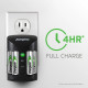 Pro Charger (with 4 X 2000mah Aa ) Pro Charger (with 4 X 2000mah Aa )