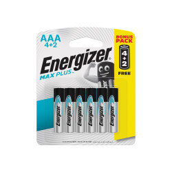 ENERGIZER Max+ Aaa - 6pack 4+2 Free (moq 12)