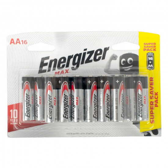 ENERGIZER Max Aa-16 Pack (175x120mm Pack ) ENERGIZER Max Aa-16 Pack (175x120mm Pack )