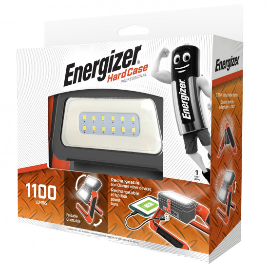 ENERGIZER 1100 Lumens Rechargable Hardcase Panel Light ENERGIZER 1100 Lumens Rechargable Hardcase Panel Light