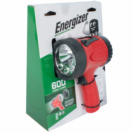 ENERGIZER Rechargeable Spotlight 600 Lumens ENERGIZER Rechargeable Spotlight 600 Lumens