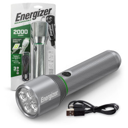 ENERGIZER Rechargeable Metal Light 2000 Lum