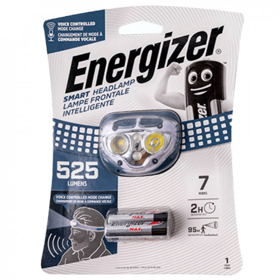 ENERGIZER Smart Voice Activated Headlight 525 Lumens ENERGIZER Smart Voice Activated Headlight 525 Lumens