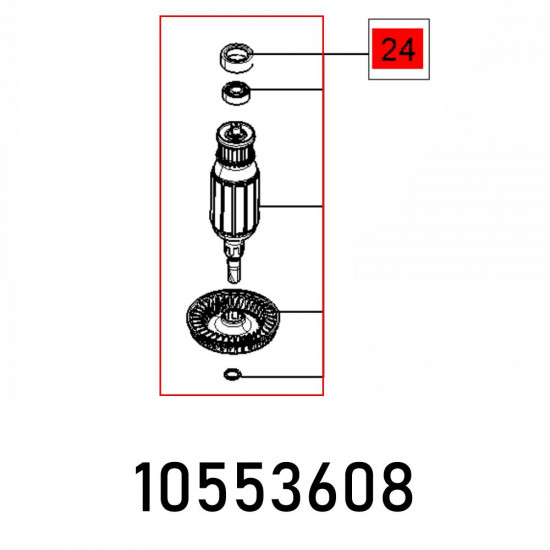 Rotor-set Mx 1600/2 E Ef Et-bg Rotor-set Mx 1600/2 E Ef Et-bg