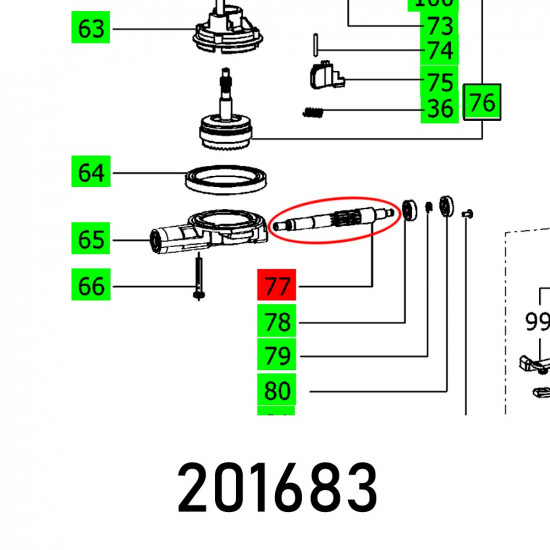 Cutter Spindle Df500 Q Et-bg Cutter Spindle Df500 Q Et-bg