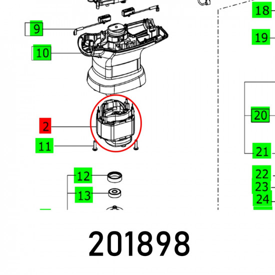 Field Assembly Rts 400 R 230v Field Assembly Rts 400 R 230v