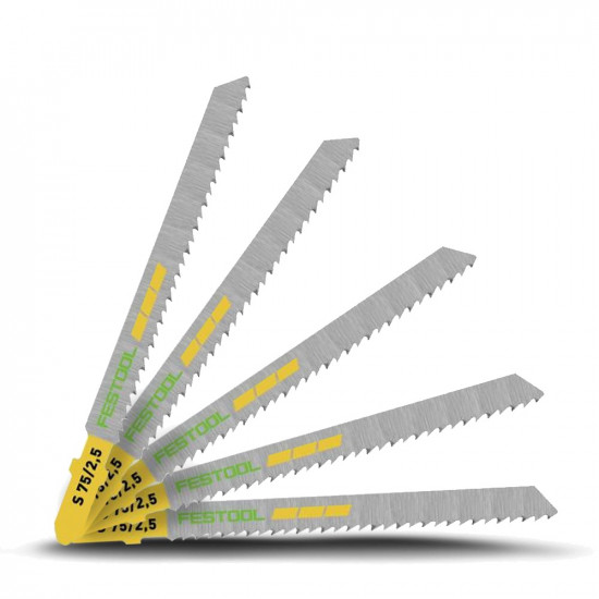 Jigsaw Blade Wood Fin Cut S 75-2,5-5 (5 Jigsaw Blade Wood Fin Cut S 75-2,5-5 (5