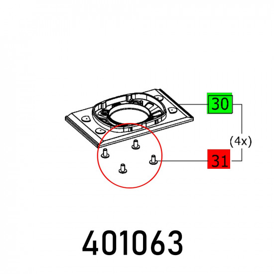 C-h Screw M4x8 10.9 Verz. Pr30 C-h Screw M4x8 10.9 Verz. Pr30