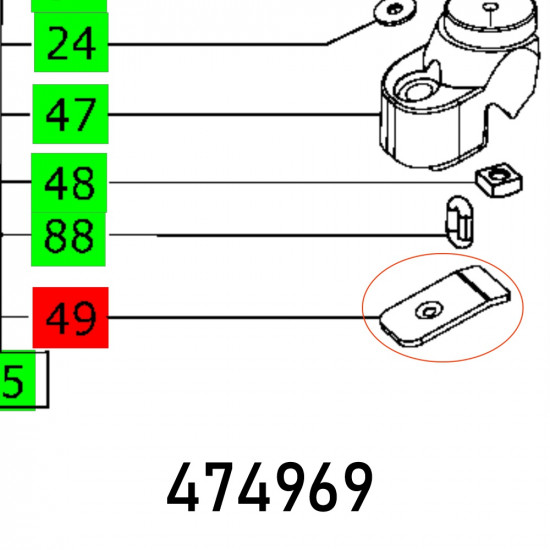 Lug Support Mft-3-zk Lug Support Mft-3-zk