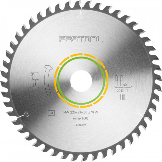 Saw Blade Hw 225x2,6x30 W48 Saw Blade Hw 225x2,6x30 W48