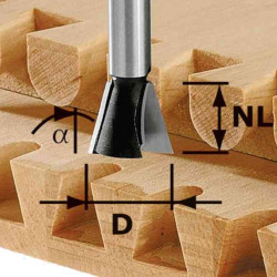Dovetail Cutter Hw Vs600 D20x26x8 Z2 Rl