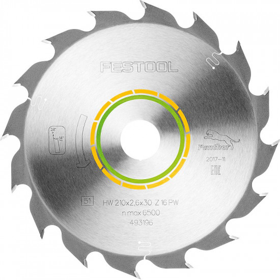 Saw Blade Hw 210x2,6x30 Pw16 Saw Blade Hw 210x2,6x30 Pw16