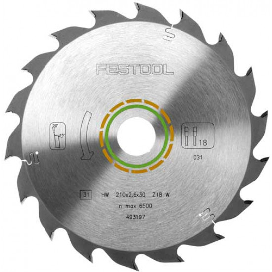 Saw Blade Hw 210x2,6x30 W18 Saw Blade Hw 210x2,6x30 W18