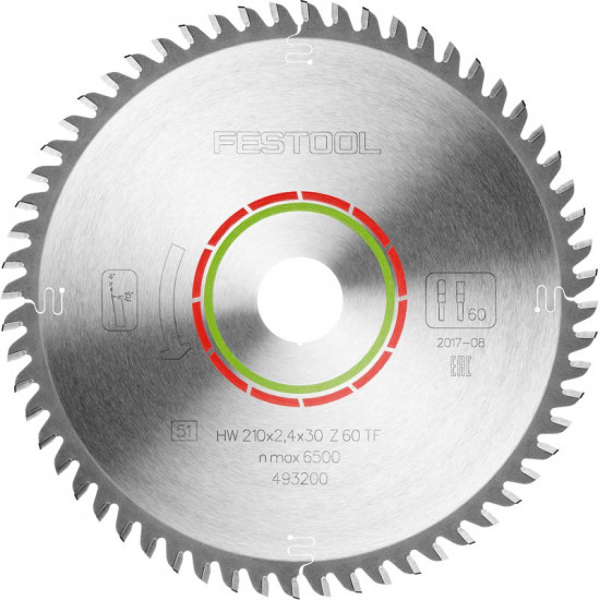Saw Blade Hw 210x2,4x30 Tf60 Saw Blade Hw 210x2,4x30 Tf60