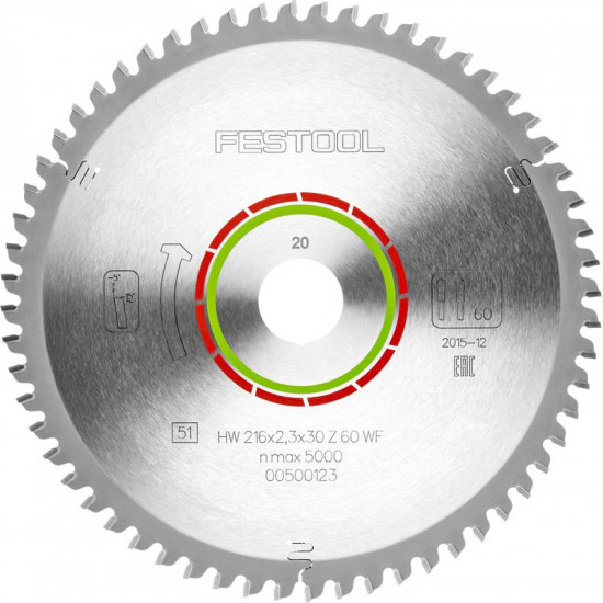 Special Saw Blade 216x2.3x30 Wz-fa60 Special Saw Blade 216x2.3x30 Wz-fa60