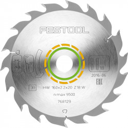 Saw Blade Hw 160x2,2x20 W18