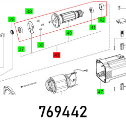 Armature Set Rg 130 E-+ Et-bg