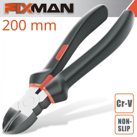 FIXMAN Industrial Diagonal Side Cutting Pliers 190mm FIXMAN Industrial Diagonal Side Cutting Pliers 190mm