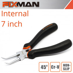 FIXMAN Internal Circlip Pliers 7'/175mm X 45 Deg