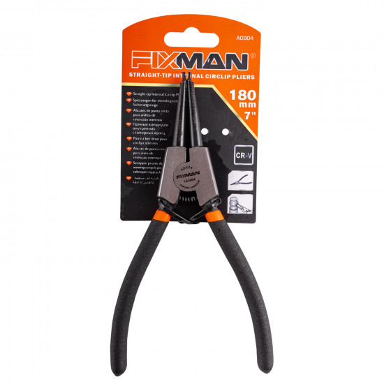 FIXMAN Straight External Circlip Pliers 7'/175mm FIXMAN Straight External Circlip Pliers 7'/175mm