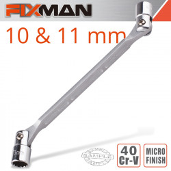 FIXMAN Hinged Socket Wrench 10x11mm