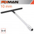 FIXMAN T Bar 10mm Socket Wrench