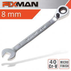FIXMAN Reversible Combination Ratcheting Wrench 8mm