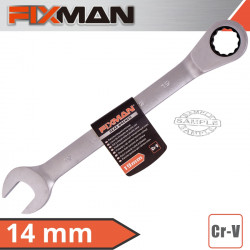 FIXMAN Combination Ratcheting Wrench 14mm