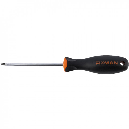 FIXMAN S/driver Slotted 5.5x1x100mm Crv With Ergonomic Handle FIXMAN S/driver Slotted 5.5x1x100mm Crv With Ergonomic Handle