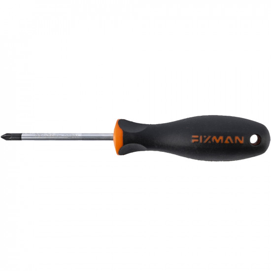 FIXMAN S/driver Pozi Pz1 5x75mm Crv With Ergonomic Handle FIXMAN S/driver Pozi Pz1 5x75mm Crv With Ergonomic Handle