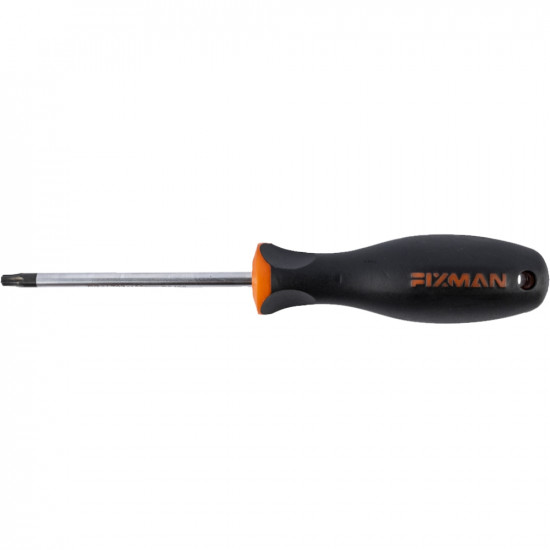 FIXMAN S/driver Torx T27 6x100mm Crv With Ergonomic Handle FIXMAN S/driver Torx T27 6x100mm Crv With Ergonomic Handle